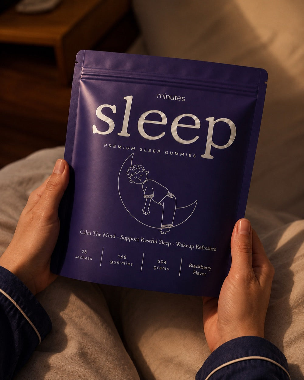 Reading in bed during wind-down
